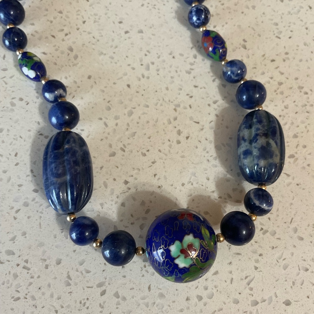 Vintage Stone Unique Necklace